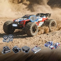 Voiture de course RC professionnelle MJX14212 1/14 2.4G Brushless 4x4 (double carrosserie) pour experts, vitesse 56 km/h, intérieur/extérieur