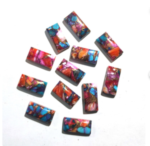 Cuarzo Dahlia Rosa Natural, Cabujón Ovalado Largo de Base Plana, Gema Opalescente para Joyería, Proveedor Mayorista, Marca AMARA - Product Image 2