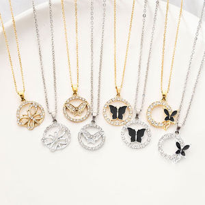 <span class=keywords><strong>En</strong></span> Promotion, Colliers Fantaisie <span class=keywords><strong>de</strong></span> 1 KG, 120-180 Pièces, Pendentifs <span class=keywords><strong>en</strong></span> Acier Inoxydable Papillon Cœur Croix Trèfle, <span class=keywords><strong>Bijoux</strong></span> <span class=keywords><strong>de</strong></span> <span class=keywords><strong>Gros</strong></span> Pas Chers - Product Image 1