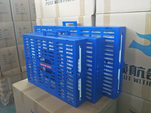 Güvercin katlanır kafes plastik güvercin eğitim evi Pet taşıma kutusu kafes küçük hayvanlar - Product Image 6