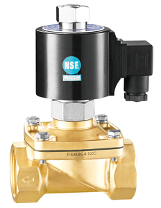 Solenoides de Diferencial Cero de Latón Sin Plomo Certificados Serie NZW-K 1/8'-2' AC220V DC24V Normalmente Abiertos - Product Image 1