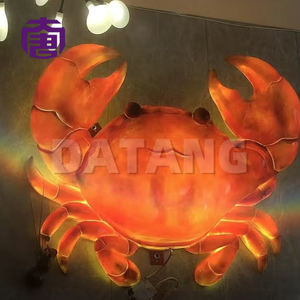 Lampe décorative à motif de crabe coloré, IP65, éclairage extérieur pour festivals, jardins et parcs - Product Image 5