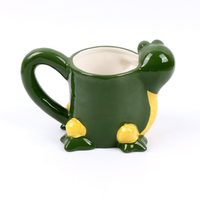 Tasses à café au lait créatives et mignonnes faites à la main, fabrication personnalisée, tasse en forme d'animal 3D, tasse en forme de crocodile