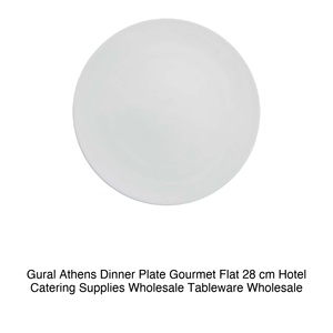 Athens Gourmet Flat Dinner Plate 28 cm Gural Atn28Ptb00 - Product Image 2