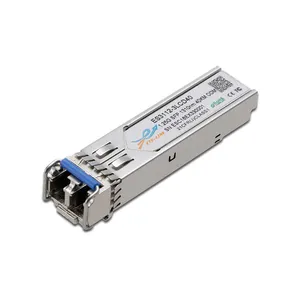 ETU-링크 1.25G SFP EX 1310nm DDM 40KM LC 광섬유 송수신기 SFP 모듈