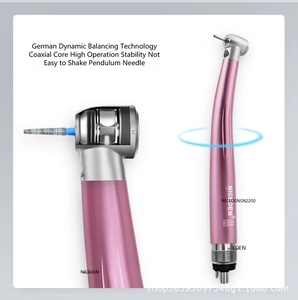 Kit de pièces à main dentaires électriques avec deux pièces à main haute vitesse et une pièce à main basse vitesse, kit moteur à jet d'eau trois voies - CZY CZY052 - Product Image 6