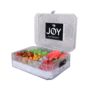 Caja iluminada para frutas con asa para restaurante, bar, discoteca, KTV, bandejas para servir en fiestas. - Product Image 5