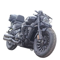 Barre de protection/porte-bagages arrière fixe anti-chute en acier au carbone pour moto Benda Black Flag 500 BD500-2A, fabriqué à Chongqing