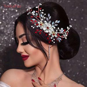 ยูลาปันเครื่องประดับศีรษะเจ้าสาวงานแต่งงาน ที่คาด<span class=keywords><strong>ผม</strong></span>ดอกไม้โลหะผสมเงางาม เครื่องประดับศีรษะผู้หญิง แฟชั่นทำมือ สำหรับงานเลี้ยง งานปาร์ตี้ อุปกรณ์เสริม<span class=keywords><strong>ผม</strong></span> HP934 - Product Image 1