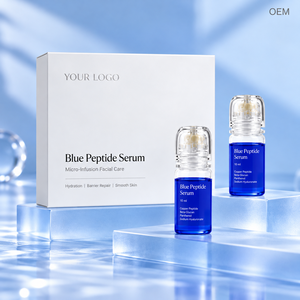 Suero Facial de Péptidos Azules al por Mayor, 10 ml, Esencia Hidratante, Marca Privada, Fabricante de Cajas y Etiquetas Personalizadas - Product Image 3