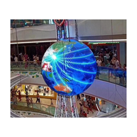 Boule sphérique géante LED d'extérieur étanche, écran LED rond vidéo 360°, écran sphérique LED