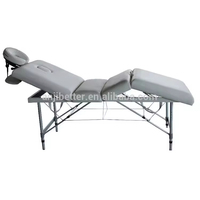 Meilleur équipement de fitness moderne 4 sections en aluminium Camillas De Masajes Portable tête réglable Spa Table de Massage lit de Massage