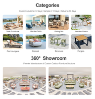 Conjunto de Mesa y Sillas de Comedor Apilables con Estructura de Aluminio, Muebles de Exterior para Jardín, Patio, Balcón y Hoteles