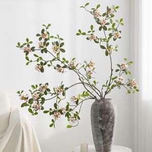 Bouquet de Branches d'Arbres Artificielles Meng Jie, Feuilles en Polyester, Style Nordique, Décoration Murale de Bureau, Composition Végétale - Product Image 2
