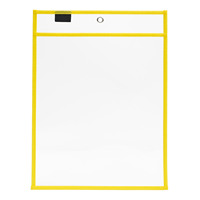 Carpeta de Archivos Transparente de PET con Bolsillo para Marcadores, Carpeta de Aprendizaje Infantil Reutilizable, Organizador de Documentos con Logotipo Personalizado