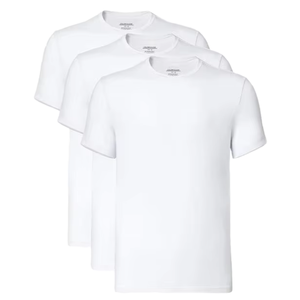 Camiseta de Verano Casual para Hombre y Mujer, Personalizable con Logotipo, 240g, Fibra de Bambú, Tejido Jersey de Doble Hilo, Teñido Liso, Antiarrugas, Antiretráctil - Product Image 1