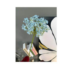 Flor Artificial de Encaje Jinxi, Tallo Único, Flores de Plástico Blancas, Amarillas, Azules, Verdes, Moradas para Decoración del Hogar y Bodas - Product Image 5