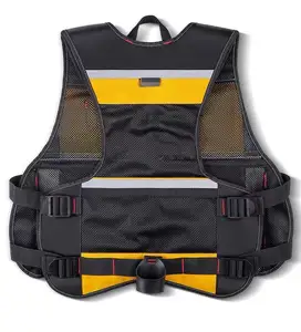 Aangepaste Elektricien Loodgieter Vest Draagbare Groothandel Multi-Pocket Canvas Tool Schort