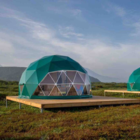 Dôme géodésique en PVC de 8 m, taille ou couleur personnalisées, tente de luxe pour événements, glamping en plein air, maison igloo pour quatre saisons, à vendre