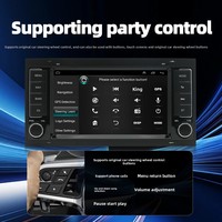 Radio con Pantalla Táctil Android de 7 Pulgadas para VW Volkswagen 2004-2011 Touareg 2009 T5 Multivan/Transporter con GPS, Estéreo para Auto, Carplay