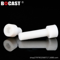Vis à tête hexagonale ronde en PTFE pour boulon en fluorocarbone
