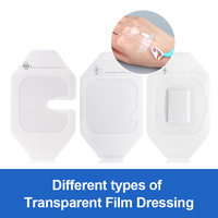 Pansement adhésif stérile respirant et imperméable en film PU transparent approuvé CE Ori-power pour fixation de cathéter IV