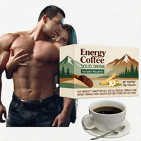Boisson énergétique solide à base de maca, 10 g * 10 sachets, infusée au ginseng, café instantané pour le bien-être quotidien