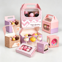 Boîtes de présentation portables pour sucettes et cake pops personnalisées avec fenêtre pour mariages, baby showers et fêtes