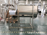 Mélangeur à ruban horizontal pour poudre sèche 100L 300L 500L 1000L / Mélangeur à double ruban en acier inoxydable