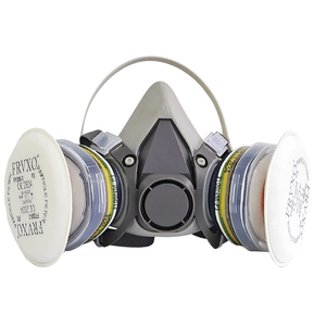 Offre Spéciale 6200 demi-visage respirateur poussière <span class=keywords><strong>masque</strong></span> à <span class=keywords><strong>gaz</strong></span> pour la peinture pulvérisation pesticide fumée chimique avec des lunettes - Product Image 6