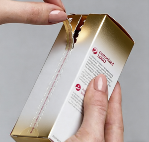 Boîte rigide en carton ondulé avec logo personnalisé imprimé et bande détachable pour emballage cadeau de crème pour le <span class=keywords><strong>visage</strong></span> et crème pour les yeux (recyclable) - Product Image 1