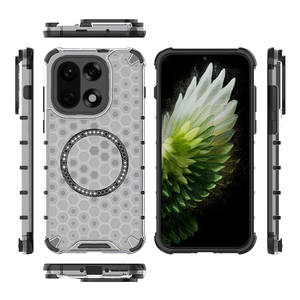 Funda Protectora para Teléfono con Cubierta Trasera Magnética a Prueba de Golpes con Cuatro Esquinas de Panal para Oneplus 15 5G - Product Image 1