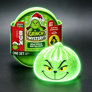 Juguete Blandito <span class=keywords><strong>Grinch</strong></span> que Brilla en la Oscuridad, Juguete Sensorial Antiestrés de Rebote Lento para Niños, Regalo de Navidad - Product Image 4