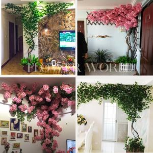 Nouveaux produits grand arbre de fleurs 3.3m de haut et 6m de large arbre de fleurs de <span class=keywords><strong>cerisier</strong></span> artificiel <span class=keywords><strong>japonais</strong></span> complet pour la décoration intérieure - Product Image 6