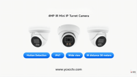 Cámara de Seguridad Tipo Torreta Inteligente con Detección Facial por IA de 6MP, So-ny335 IP POE, Visión Dual con Luz, Lente F1.6, Impermeable, Compatible con HIK NVR
