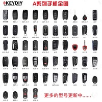 Clé de voiture intelligente et pliable KEYDIY KD pour BMW, VW, Audi, Honda, Peugeot, Porsche, avec carte PCB et puce super réinscriptible