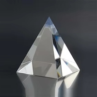 Trophées Souvenirs Personnalisables de Style Sportif en Cristal K9 Haute Transparence Bleu