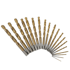 Dr. Giant Twist <b>Drill</b> <b>Bit</b> 1.0-3.0mm Straight Shank Gold Finish Metal Drilling Set - Product Image 2