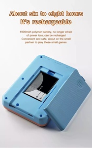 Consola de Juegos Portátil G5, Pantalla HD de 3.0 Pulgadas, 500 Juegos Retro, Batería de 1000 mAh, Salida AV para TV, 2 Jugadores, Ultradelgada - Product Image 4