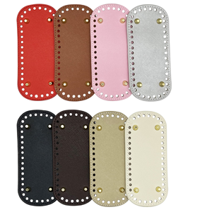 DIY Handwoven Cross Pattern Bag Base 22*10cm Oval Sewing Accessory 1mm Thickness in Stock - Product Image 5