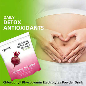 Poudre de perte de poids détoxifiante à saveur naturelle biologique de marque privée pour adultes - Faible teneur en sucre, soutien à la santé digestive - Product Image 5