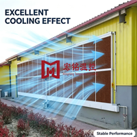 Équipement de contrôle de la température pour poulaillers et porcheries Hongming HM-FPVC avec garantie de 5 ans, coussin de refroidissement par évaporation