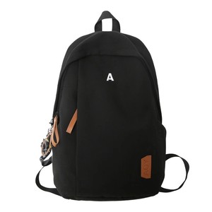 Cross-border Large Capacity Business <strong>Backpack</strong> for Men <strong>Women</strong> <strong>Work</strong> Korean-style Travel Polyester Air Cushion Strap Solid - Product Image 1