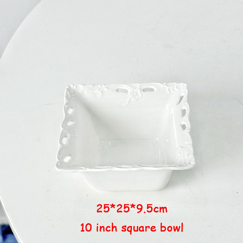 Bol carré de 10 pouces