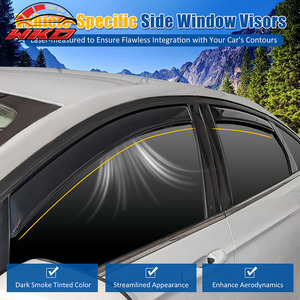 Déflecteurs de pluie en acrylique pour vitres de Ford Fusion 13-20, ensemble de 4 pièces - Product Image 3