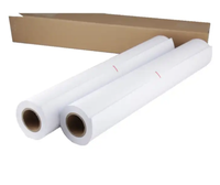 80g 90g rollo de papel plotter CIE 158 de alta blancura en alta calidad