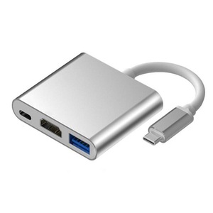 Hub de type C en alliage d'aluminium, 4 ports HDMI 2.0, convertisseur USB 3.0 pour ordinateur portable - Product Image 2