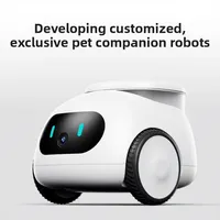 Nouveau jouet robot interactif intelligent pour animaux de compagnie, contrôle sans fil par application, vidéo 2K, audio à distance, robot compagnon pour chats et chiens