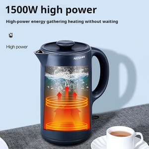 1.7L Classic <b>Kettle</b> 1500W Rapid Heating Double-Layer Anti-Scald 304 Food-Grade Stainless Steel Eco-Friendly Seamless AS-EK17G 1. - Product Image 3