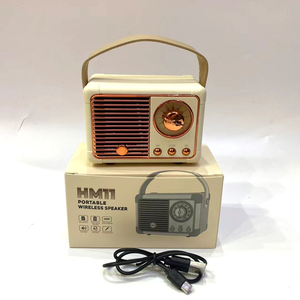 Haut-parleur Bluetooth rétro HM11, mini haut-parleur portable stéréo sans fil avec radio FM pour téléphone et <span class=keywords><strong>ordinateur</strong></span> - Product Image 6